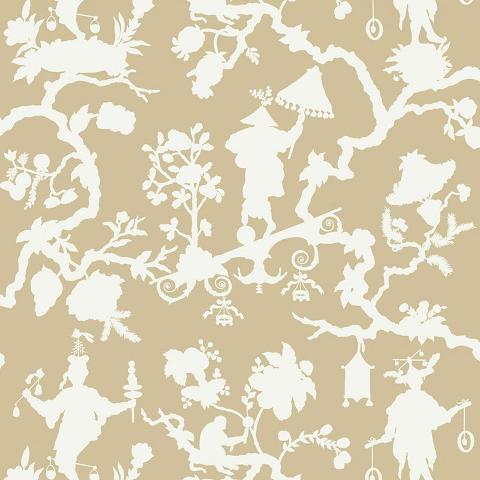 Shantung Silhouette Print