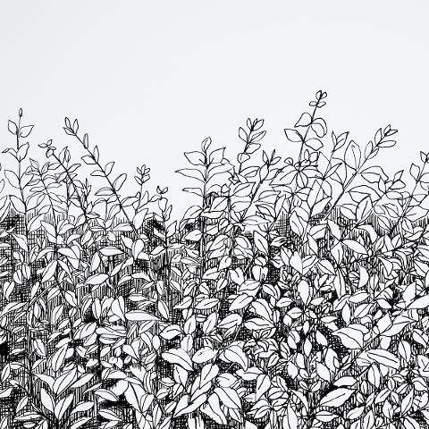 Greenery Galore Vinyl Panel