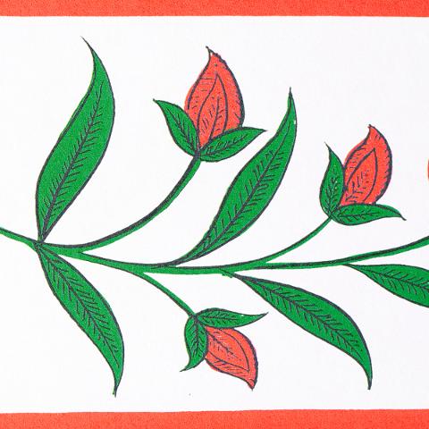 Royal Poppy Panel A