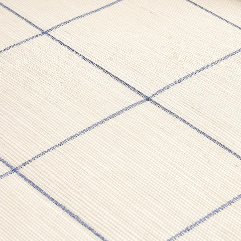 Windowpane Embroidered Sisal