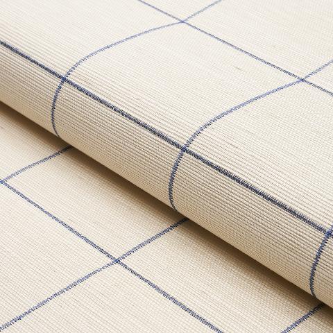 Windowpane Embroidered Sisal