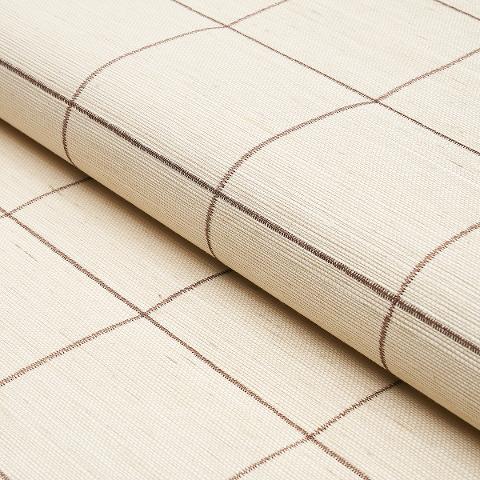 Windowpane Embroidered Sisal