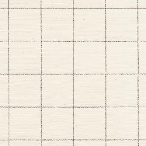 WINDOWPANE EMBROIDERED SISAL