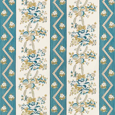 SYLVAIN FLORAL STRIPE