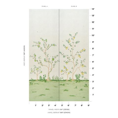 Citrus Blossom 2 Panel Set