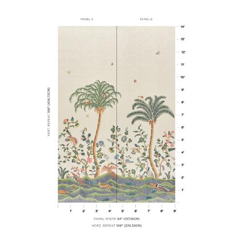 Spotswood Crewel 2 Panel Set