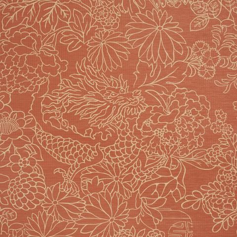CHIANG MAI DRAGON SILHOUETTE RAFFIA