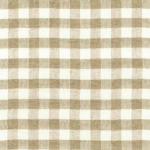 Sidney Check Linen Sheer