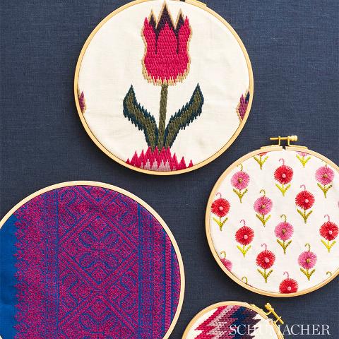 Tulip Flamestitch Embroidery