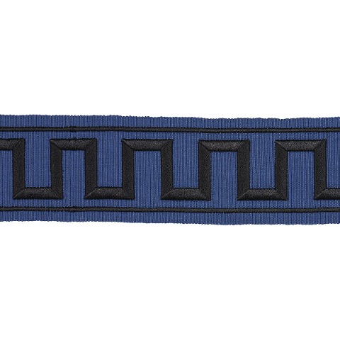 GREEK KEY EMBROIDERED TAPE