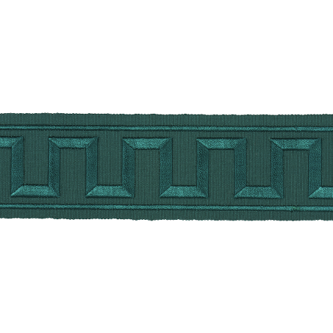 GREEK KEY EMBROIDERED TAPE