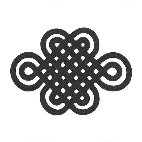 GOOD LUCK KNOT APPLIQUÉ