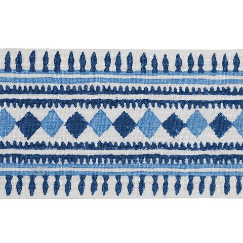 TOULA HAND BLOCKED LINEN TAPE