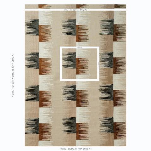 Sunburst Stripe Embroidery