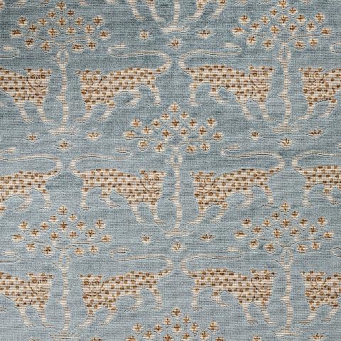 Woodland Leopard Velvet