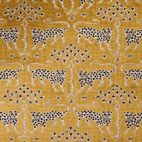 Woodland Leopard Velvet