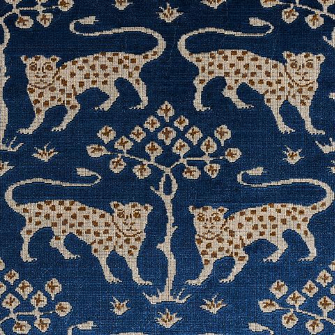 Woodland Leopard Velvet