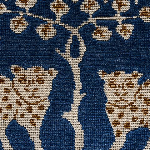 Woodland Leopard Velvet