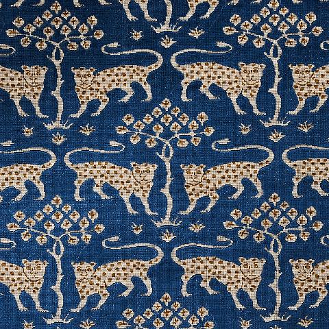 WOODLAND LEOPARD VELVET