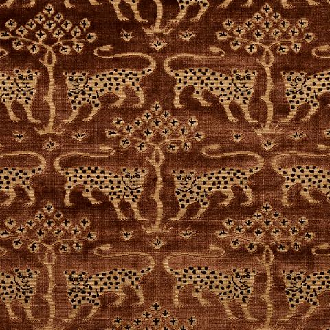 WOODLAND LEOPARD VELVET