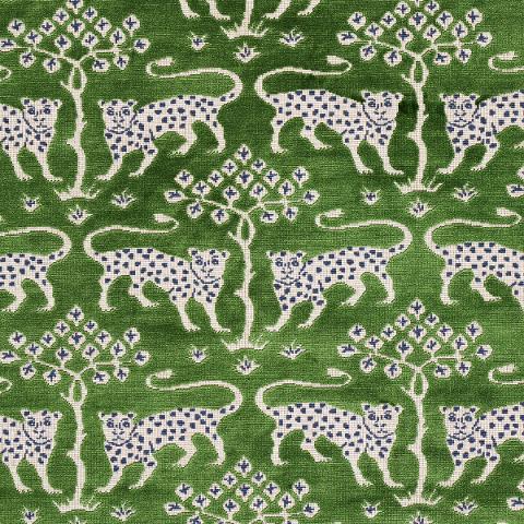 WOODLAND LEOPARD VELVET