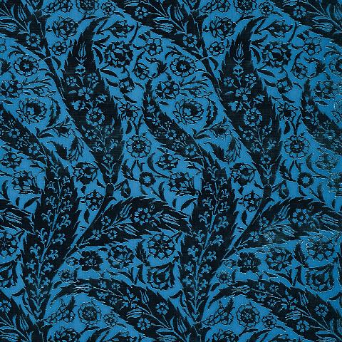 SAZ PAISLEY SILK VELVET