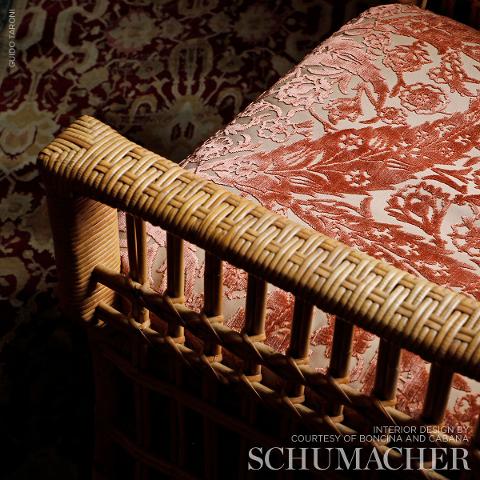 Saz Paisley Silk Velvet