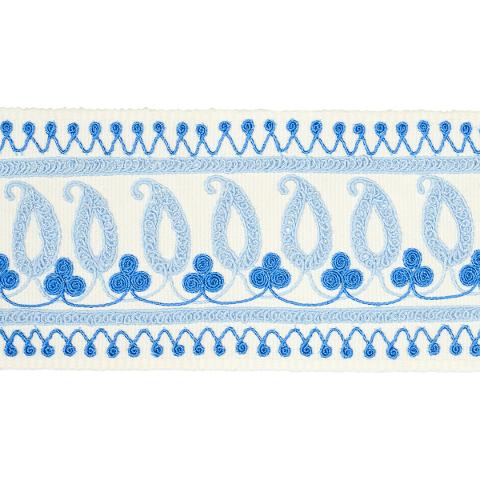 PAISLEY EMBROIDERED TAPE