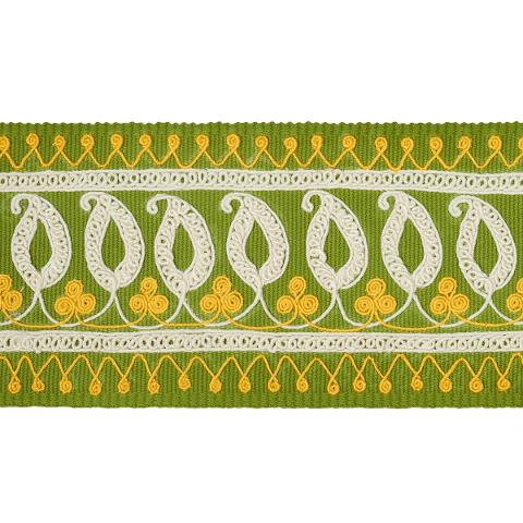 PAISLEY EMBROIDERED TAPE