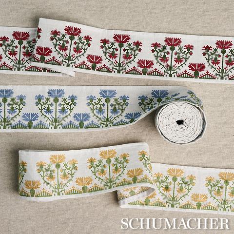 Custis Embroidered Tape