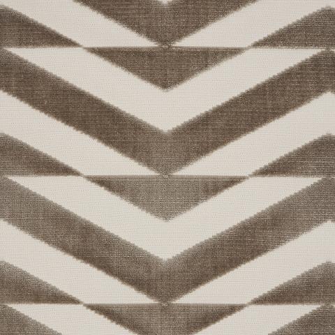 Broken Chevron Cut Velvet