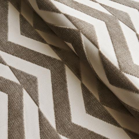 Broken Chevron Cut Velvet