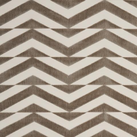 BROKEN CHEVRON CUT VELVET