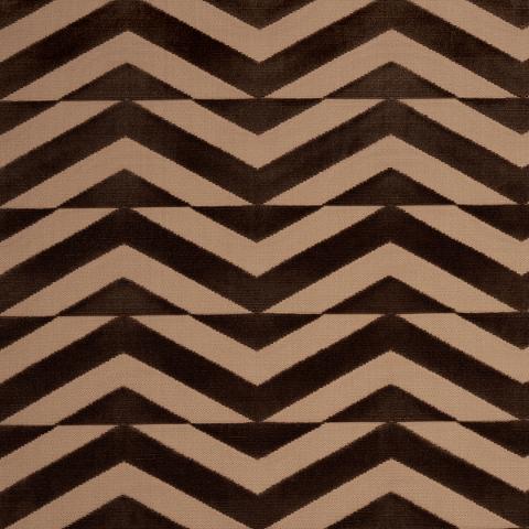 BROKEN CHEVRON CUT VELVET