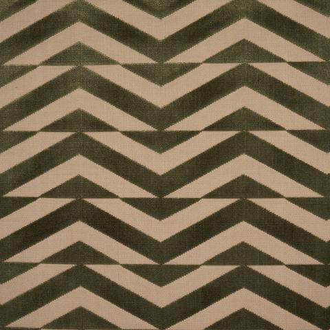 BROKEN CHEVRON CUT VELVET