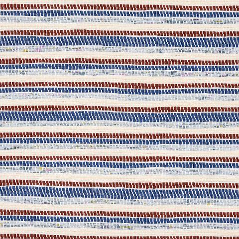 RAG RUG HAND WOVEN STRIPE