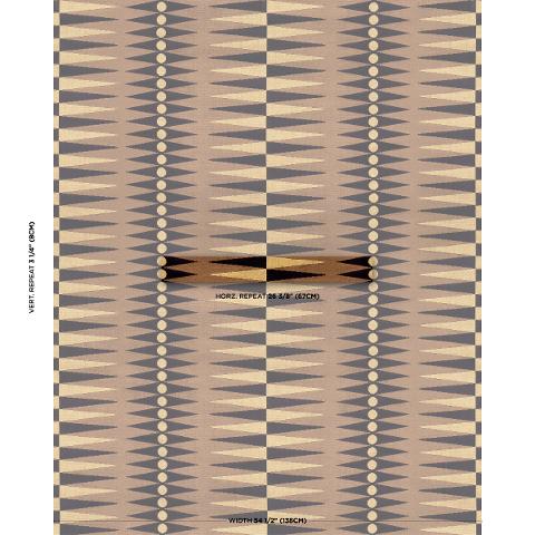 Backgammon Cut Velvet