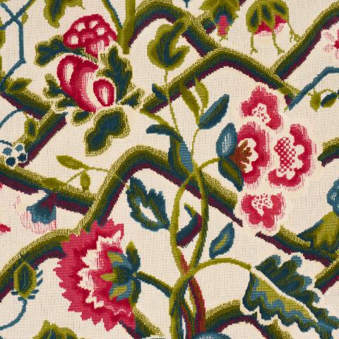 Jacobean Garden Velvet
