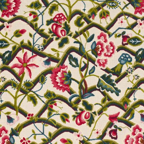 JACOBEAN GARDEN VELVET
