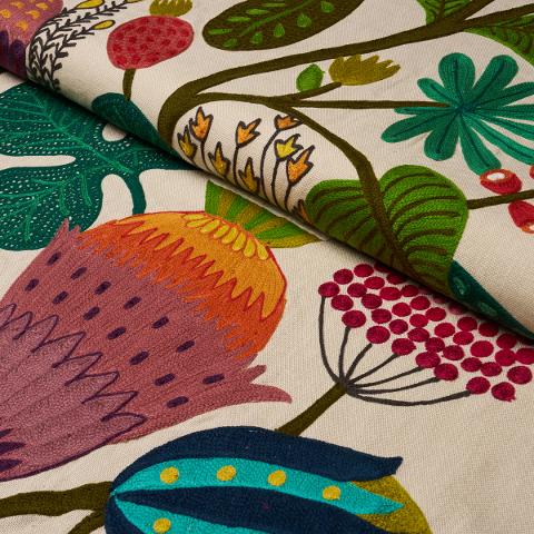 Modern Botanical Embroidery