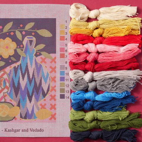 Kashgar & Vedado Needlepoint Kit