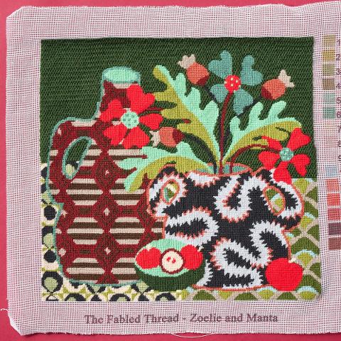 Zoelie & Manta Needlepoint Kit