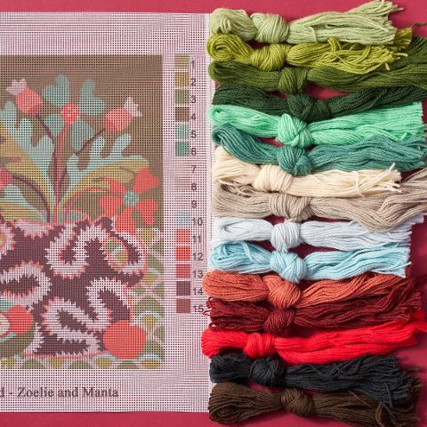 Zoelie & Manta Needlepoint Kit