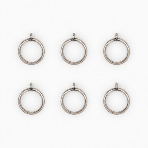 Curtain Rings, Set Of 6