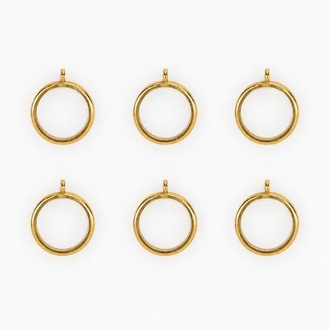Curtain Rings, Set of 6