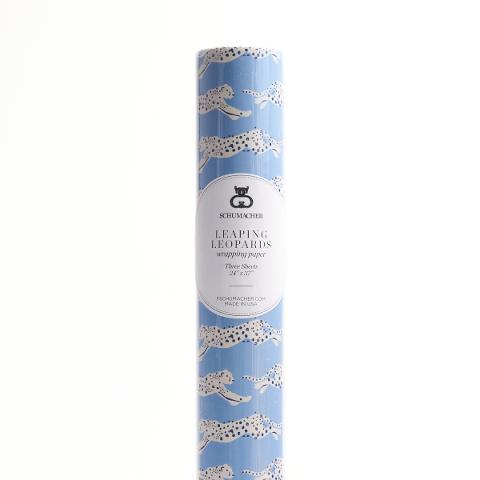 Leaping Leopards Wrapping Paper