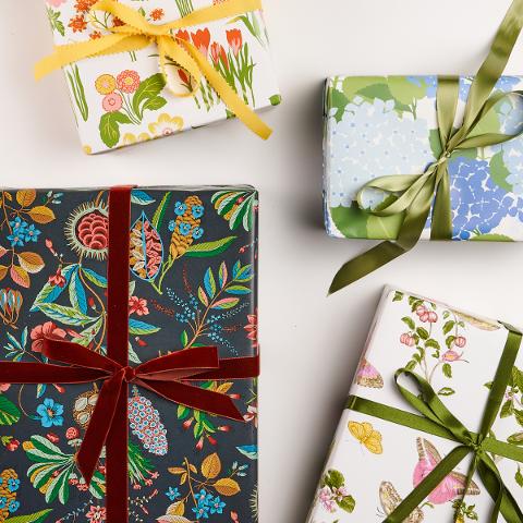 Hydrangea Wrapping Paper