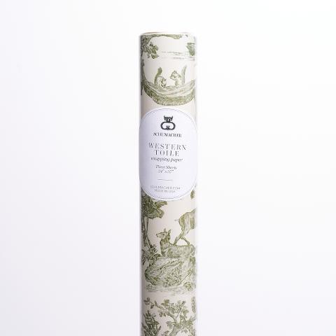 Western Toile Wrapping Paper