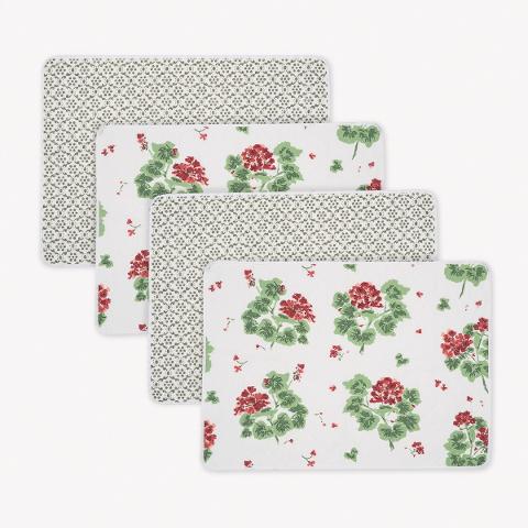 Geranium/Laksha Placemats (4)