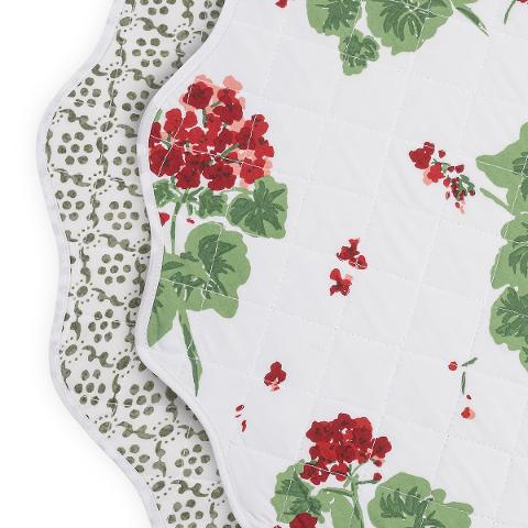 Geranium/Laksha Placemats (4)
